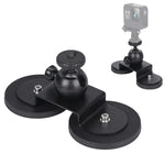 GoPro Hero11 Black / HERO10 Black / HERO9 Black / HERO8 Black /7 /6 /5 /5 Session /4 Session /4 /3+ /3 /2 /1、Xiaoyi 他アクションカメラ用車載吸盤マウントブラケット、サイズ：L、サイズ：L