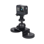 GoPro Hero11 Black / HERO10 Black / HERO9 Black / HERO8 Black /7 /6 /5 /5 Session /4 Session /4 /3+ /3 /2 /1、Xiaoyi 他アクションカメラ用車載吸盤マウントブラケット、サイズ：L、サイズ：L