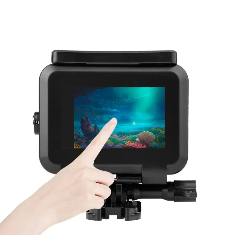 GoPro HERO10 Black / HERO9 Black用バックル付き50m防水ハウジング保護ケース、50m防水ケース