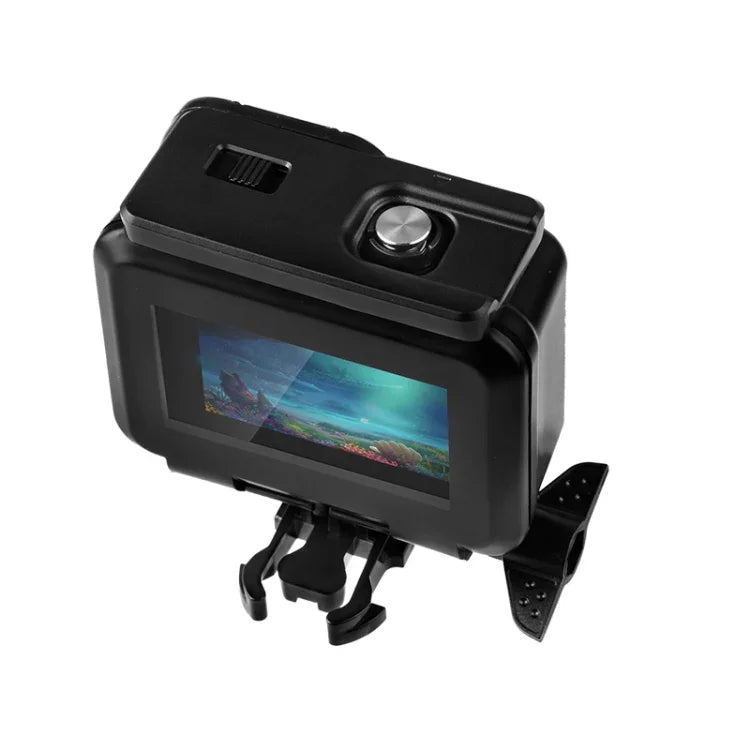 GoPro HERO10 Black / HERO9 Black用バックル付き50m防水ハウジング保護ケース、50m防水ケース