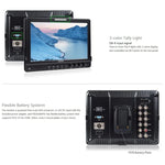 FEELWORLD FW1018SPV1 1920x1200 10.1インチ IPSスクリーン HDカラーLCD ディレクターカメラフィールドモニター、FW1018SPV1