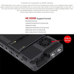 FEELWORLD LUT6 1920x1080 2600ニット 6インチ IPSスクリーン HDMI 4K タッチコントロール カメラフィールドモニター、LUT6