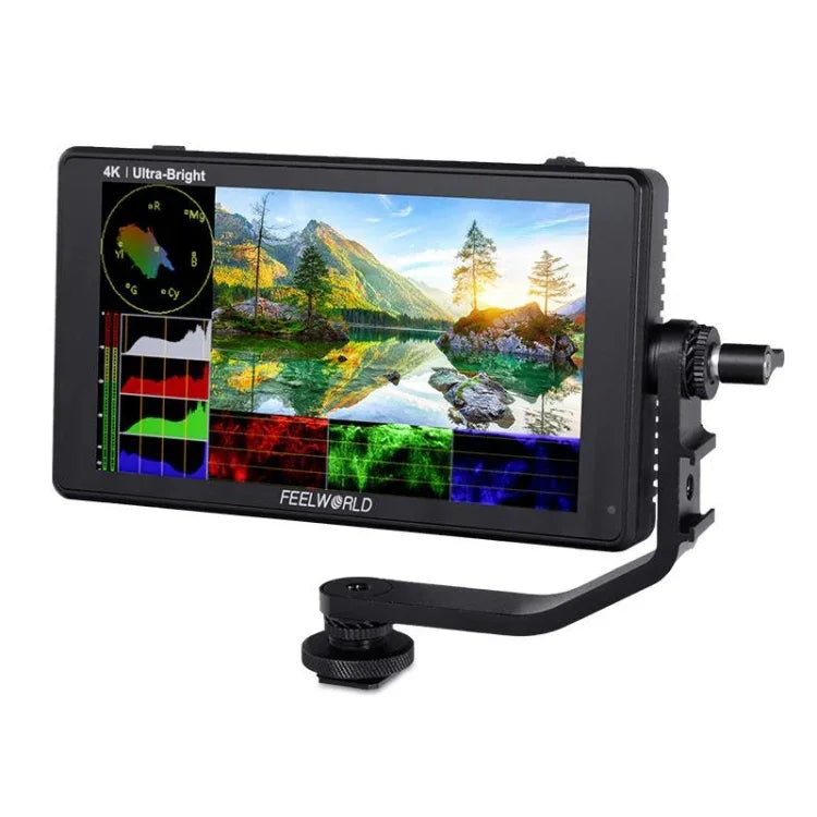 FEELWORLD LUT6 1920x1080 2600ニット 6インチ IPSスクリーン HDMI 4K タッチコントロール カメラフィールドモニター、LUT6