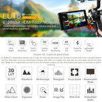 FEELWORLD LUT6 1920x1080 2600ニット 6インチ IPSスクリーン HDMI 4K タッチコントロール カメラフィールドモニター、LUT6