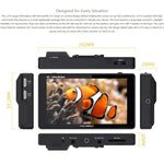 FEELWORLD LUT6 1920x1080 2600ニット 6インチ IPSスクリーン HDMI 4K タッチコントロール カメラフィールドモニター、LUT6