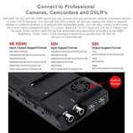 FEELWORLD LUT6S 1920x1080 2600ニット 6インチIPSスクリーン HDMI 4Kタッチスクリーン SDI HDIカメラフィールドモニター、LUT6S