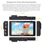 FEELWORLD LUT6S 1920x1080 2600ニット 6インチIPSスクリーン HDMI 4Kタッチスクリーン SDI HDIカメラフィールドモニター、LUT6S