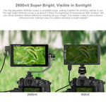 FEELWORLD LUT6S 1920x1080 2600ニット 6インチIPSスクリーン HDMI 4Kタッチスクリーン SDI HDIカメラフィールドモニター、LUT6S