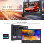 SEETEC P133-9HSD 1920x1080 13.3インチ放送レベルフルHDメディアフィルムカメラフィールドモニター、P133-9HSD
