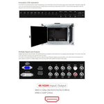 SEETEC P173-9HSD-CO 1920x1080 17.3インチ SDI / HDMI 4K 放送レベル プロフェッショナル写真撮影用カメラフィールドモニター, P173-9HSD-CO