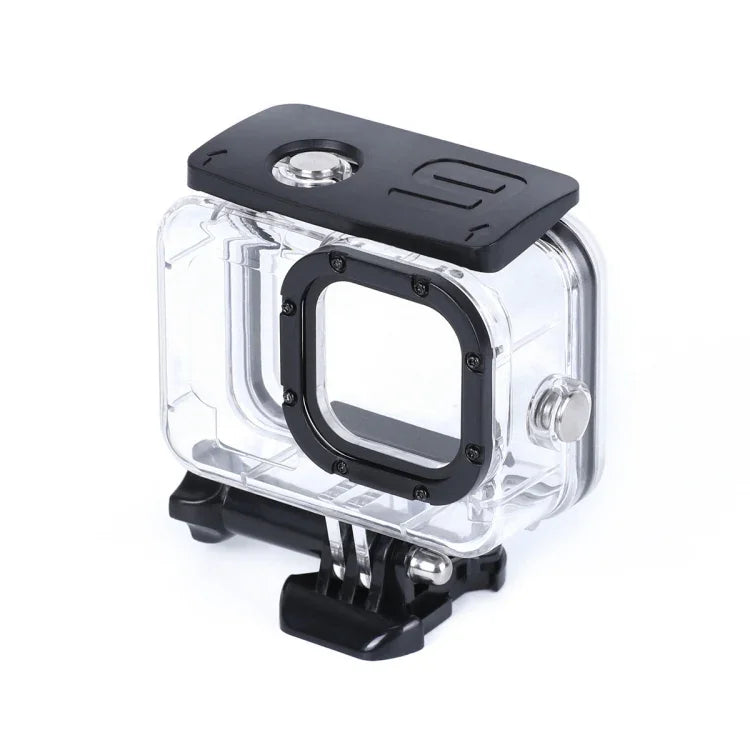 GoPro HERO10 Black / HERO9 Black用バックル付き45m防水ハウジング保護ケース、GoPro HERO9 Black用