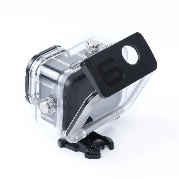 GoPro HERO10 Black / HERO9 Black用バックル付き45m防水ハウジング保護ケース、GoPro HERO9 Black用