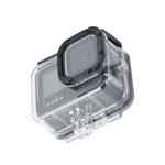 GoPro HERO10 Black / HERO9 Black用バックル付き45m防水ハウジング保護ケース、GoPro HERO9 Black用
