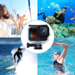 GoPro HERO10 Black / HERO9 Black用バックル付き45m防水ハウジング保護ケース、GoPro HERO9 Black用