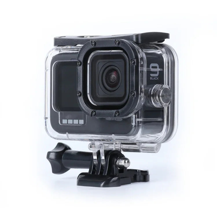 GoPro HERO10 Black / HERO9 Black用充電穴＆バックル付きショックプルーフ防塵ハウジング保護ケース