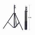 TRIOPO Oubao 1.9m ポータブルスタジオライト メタルトライポッド, 1.9m 高さ