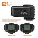 TRIOPO G2 ワイヤレスフラッシュトリガー 2.4G 受信/送信両用 TTL 高速トリガー ニコンカメラ用, G2 ニコンカメラ対応