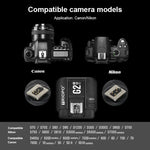TRIOPO G2 ワイヤレスフラッシュトリガー 2.4G 受信/送信両用 TTL 高速トリガー ニコンカメラ用, G2 ニコンカメラ対応
