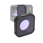 JSR KBシリーズ 夜間光害軽減レンズフィルター GoPro HERO13 Black /12 Black /11 Black /10 Black /9 Black 用、夜間