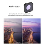 JSR KBシリーズ 夜間光害軽減レンズフィルター GoPro HERO13 Black /12 Black /11 Black /10 Black /9 Black 用、夜間
