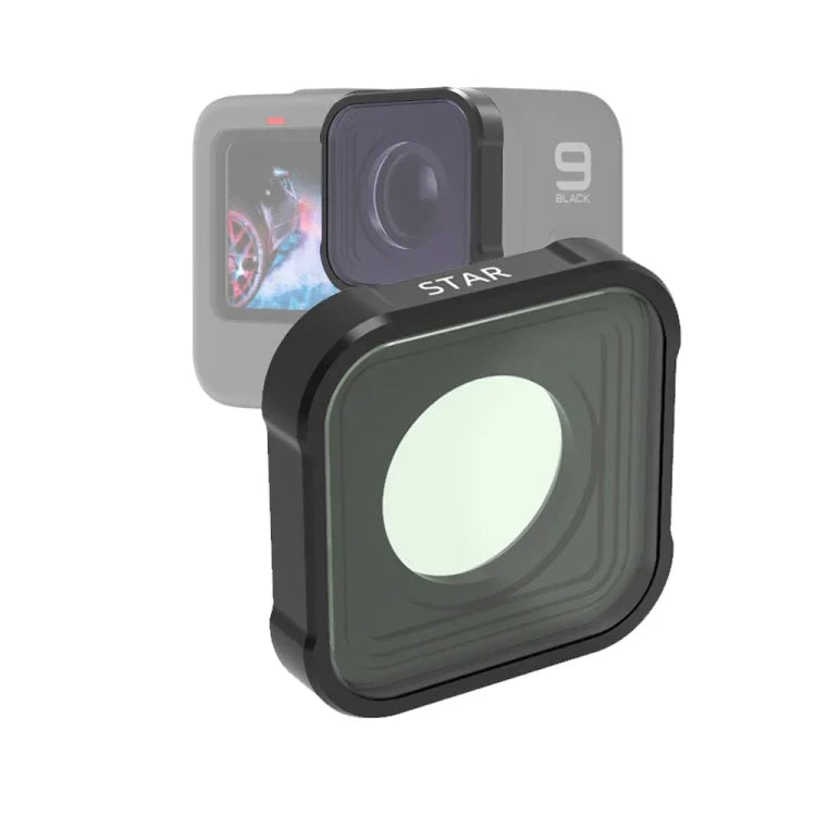 JSR KBシリーズ 星効果レンズフィルター GoPro HERO13 Black /12 Black /11 Black /10 Black /9 Black 用、星