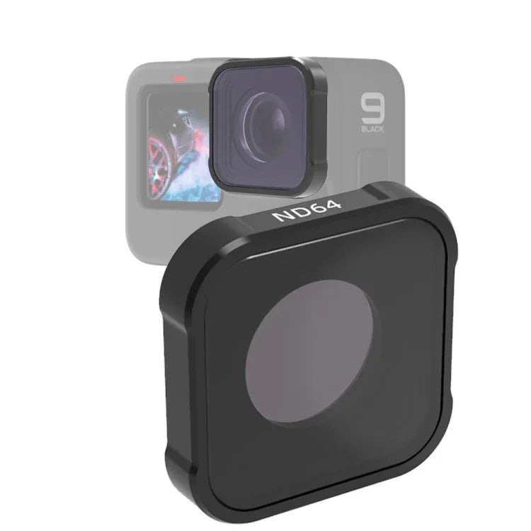 JSR KBシリーズ ND64レンズフィルター GoPro HERO13 Black /12 Black /11 Black /10 Black /9 Black 用、ND64