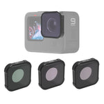 JSR KBシリーズ CPL+ND8+ND16 レンズフィルター GoPro HERO13 Black /12 Black /11 Black /10 Black /9 Black 用、3-in-1
