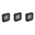 JSR KBシリーズ CPL+ND8+ND16 レンズフィルター GoPro HERO13 Black /12 Black /11 Black /10 Black /9 Black 用、3-in-1