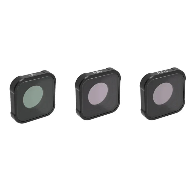 JSR KBシリーズ CPL+ND8+ND16 レンズフィルター GoPro HERO13 Black /12 Black /11 Black /10 Black /9 Black 用、3-in-1