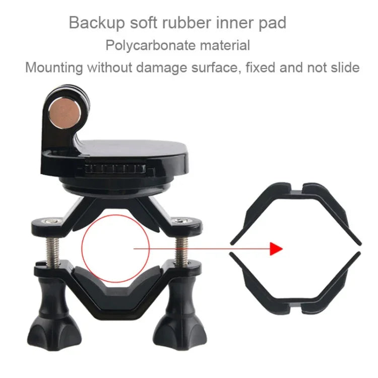 GP433 自転車・バイク用ハンドルバー取付マウント GoPro、Insta360、DJI他アクションカメラ対応、GP433