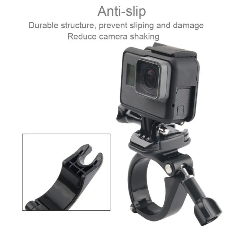 GP434 大型自転車・バイク用ハンドルバー固定マウント GoPro、Insta360、DJI他アクションカメラ対応、GP434