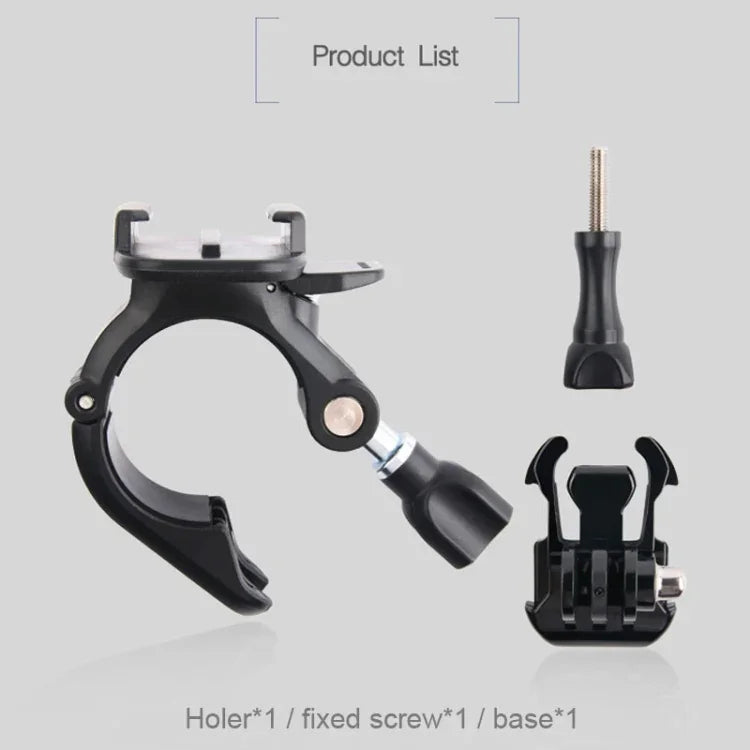 GP435 小型自転車・バイク用ハンドルバー固定マウント GoPro、Insta360、DJIおよびその他アクションカメラ対応, GP435