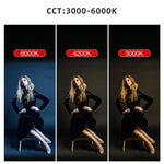 LUXCeO RGB カラフルフォト LEDスティックビデオライト APP制御 調節可能色温度 防水 ハンドヘルド LED フィルライト リモコン付き、P200 RGB