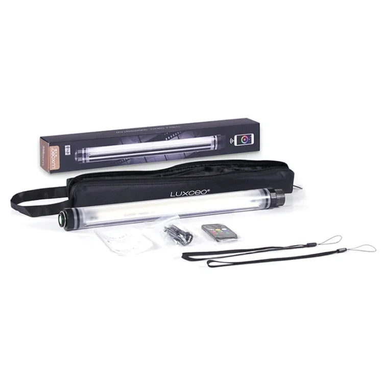 LUXCeO P7RGB Pro カラフルフォト LEDスティックビデオライト APP制御 調節可能色温度 防水 ハンドヘルド LED フィルライト リモコン付き、P7RGB Pro