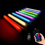 LUXCeO P7RGB Pro カラフルフォト LEDスティックビデオライト APP制御 調節可能色温度 防水 ハンドヘルド LED フィルライト リモコン付き、P7RGB Pro