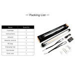 LUXCeO P7 デュアル色温度フォト LEDスティックビデオライト 防水 ハンドヘルド LED フィルライト リモコン付き、P7
