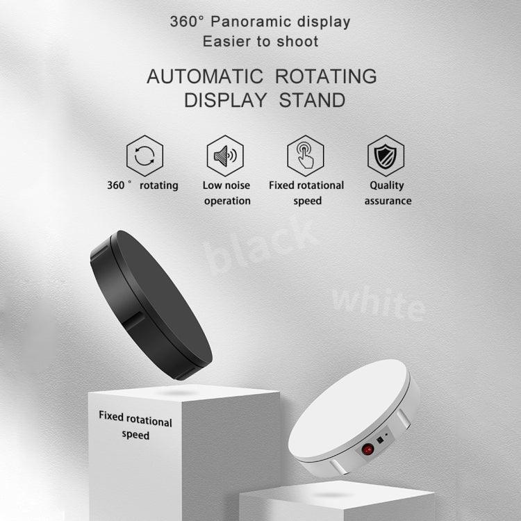 22cm 電動回転ディスプレイスタンド ビデオ撮影用小道具 ターンテーブル、耐荷重: 50kg、米国プラグ、22cm、米国プラグ
