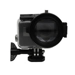 GoPro HERO5 スポーツアクションカメラ用 プロフェッショナル 58mm 16倍マクロレンズ クローズアップフィルター レンズベース＆アダプターリング＆レンズ保護キャップ＆紛失防止ハンドストラップ＆クリーニングクロス付き
