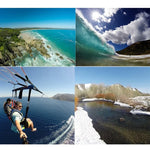 GoPro HERO5 スポーツアクションカメラ用 プロフェッショナル52mmレンズフィルター（CPL + UV + ND8 + ND2 + スター8 + レッド + イエロー + FLD / パープル）＆防水ハウジングケースアダプターリング, 10in1