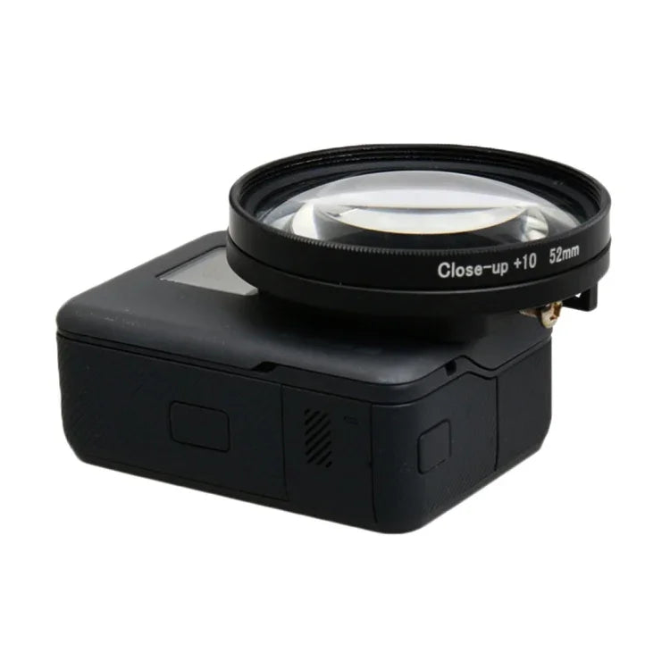 GoPro HERO5 スポーツアクションカメラ用 52mm 10倍マクロレンズ クローズアップフィルター