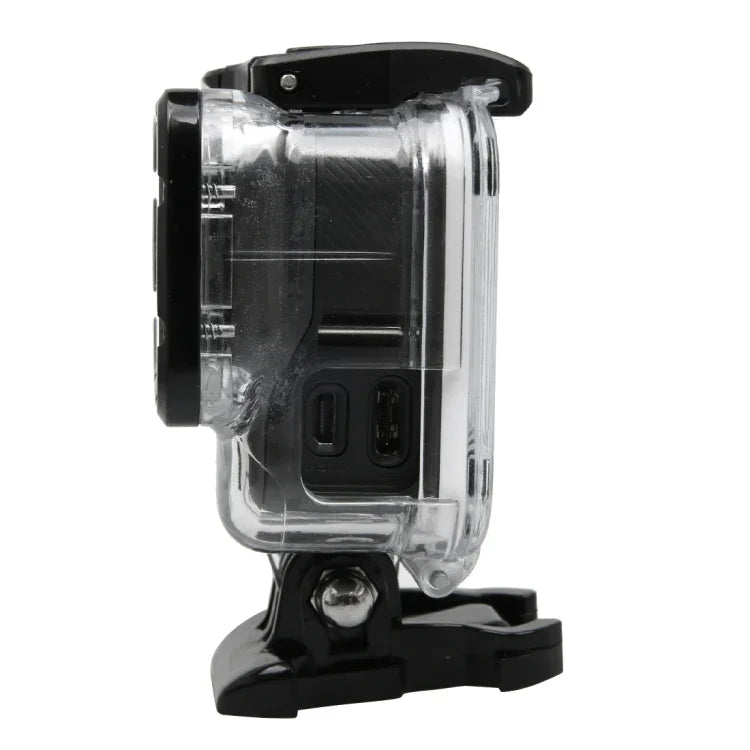GoPro HERO5用スケルトンハウジング保護ケースカバー バックル付きベーシックマウント＆リードスクリュー レンズ分解必要、バックルベーシック付き