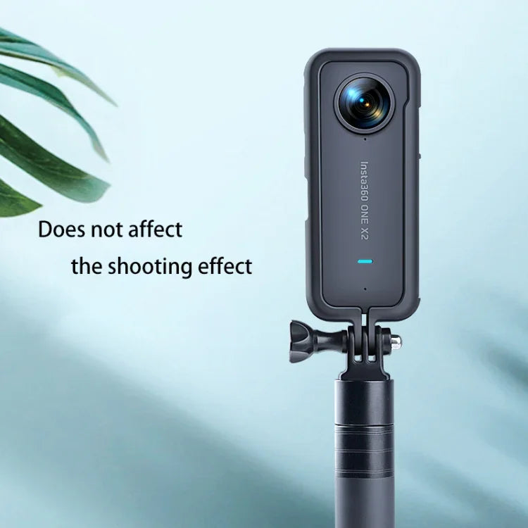 Insta360 One X2用 PCプラスチック保護フレームマウントケージ 三脚ベースアダプター付き, Insta360 One X2用