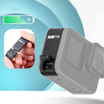 RUIGPRO アルミ合金バッテリーサイドインターフェースカバー GoPro HERO10 Black / HERO9 Black用, アルミ合金サイドカバー