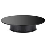 25cm 360度 電動回転 ミラー面 ターンテーブル ディスプレイスタンド ビデオ撮影小道具、耐荷重3kg、バッテリー駆動、25cm ミラー/バッテリー駆動(B)、25cm ミラー/バッテリー駆動(W)、25cm ミラー/バッテリー駆動(WB)