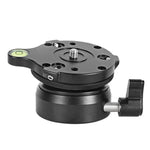 BEXIN DY-60N 3/8インチネジ ドーム型プロフェッショナルトライポッドレベリング 360度パノラマヘッドベース 気泡レベル＆3/8インチネジアダプター付き、DY-60N 3/8インチ