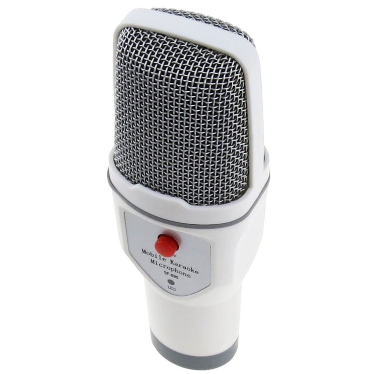 SF-690 携帯電話カラオケ録音コンデンサーマイク、プロフェッショナルカラオケライブチャットコンデンサーマイク