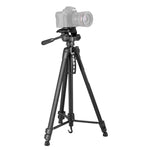 WeiFeng WT-3560 3段折りたたみ脚 ライブ配信用アルミ合金トライポッドマウント、WT-3560