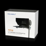 FEELWORLD TP10 ポータブル10インチ折りたたみテレプロンプター リモコン付き レンズアダプターリング 10インチ以下スマートフォン / タブレット用、TP10