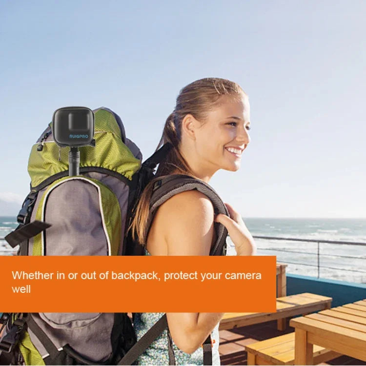 RUIGPRO 超ミニ EVA収納保護ケースボックス for GoPro Hero11 Black / HERO10 Black / HERO9 Black / HERO8 Black /7 /6 /5, GoPro HERO7 /6 /5 用