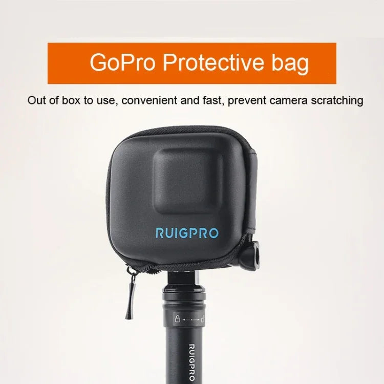 RUIGPRO 超ミニ EVA収納保護ケースボックス for GoPro Hero11 Black / HERO10 Black / HERO9 Black / HERO8 Black /7 /6 /5, GoPro HERO7 /6 /5 用